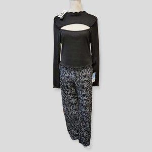 Luna Chix Junior Dress 2 Piece Off Shoulder bardot Ruffle Sleeve New Size XL